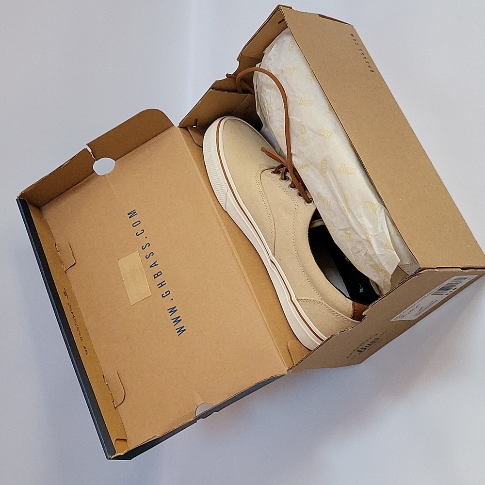 Bass Classic Compass Core Sneakers Size 8.5M Tan G.H. Bass - Picture 3 of 12